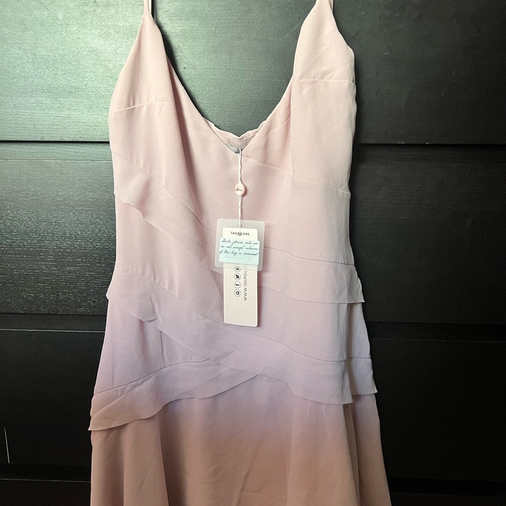 OH POLLY NWT Blush Dress